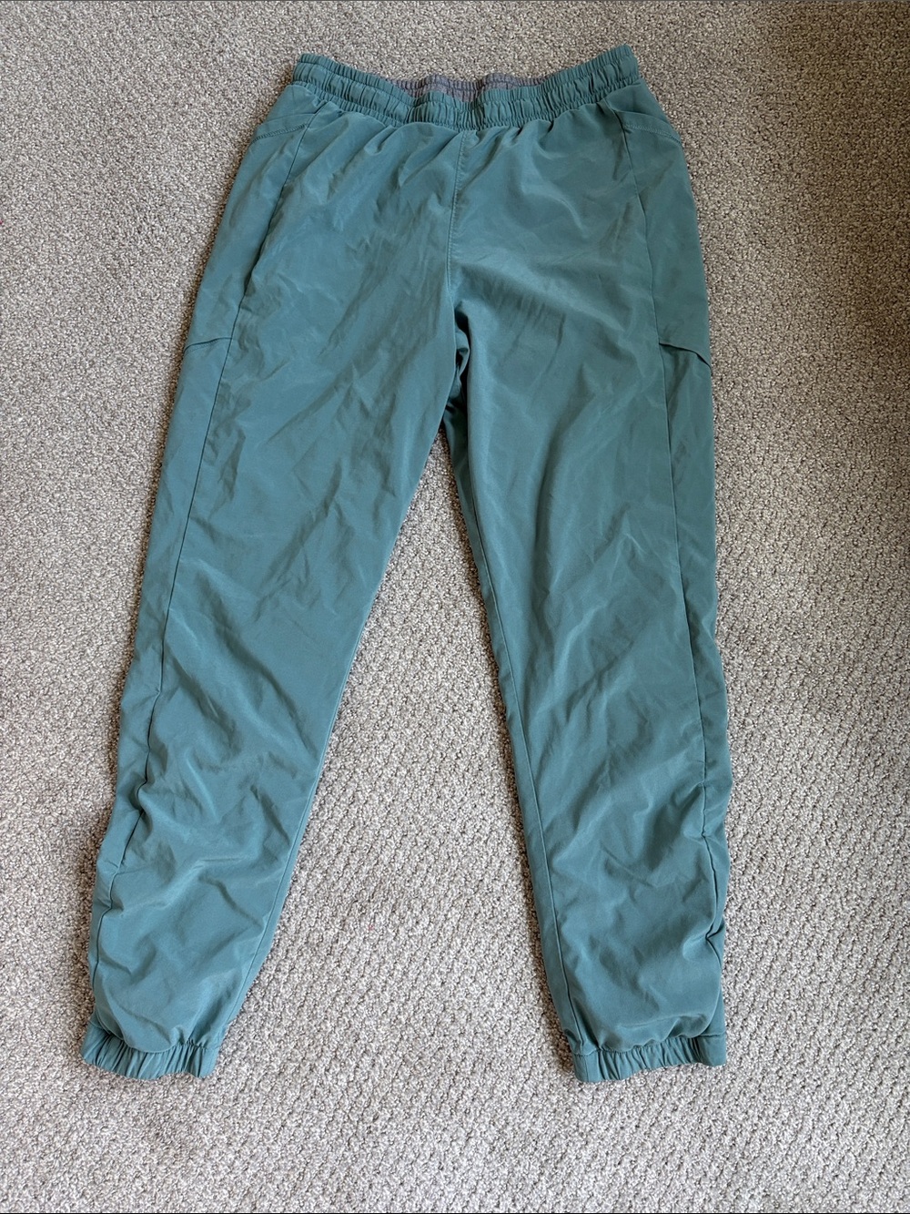all in motion Gray and Teal Elastic Waist Joggers
